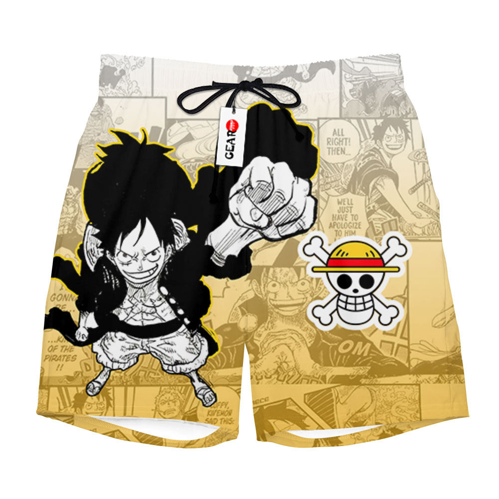 Luffy Beach Shorts Manga Edition