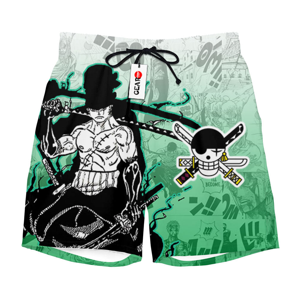 Zoro Beach Shorts Manga Edition