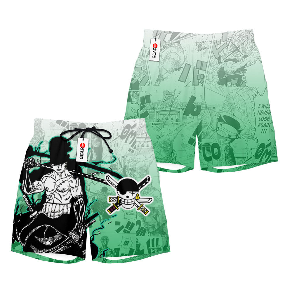 Zoro Beach Shorts Manga Edition