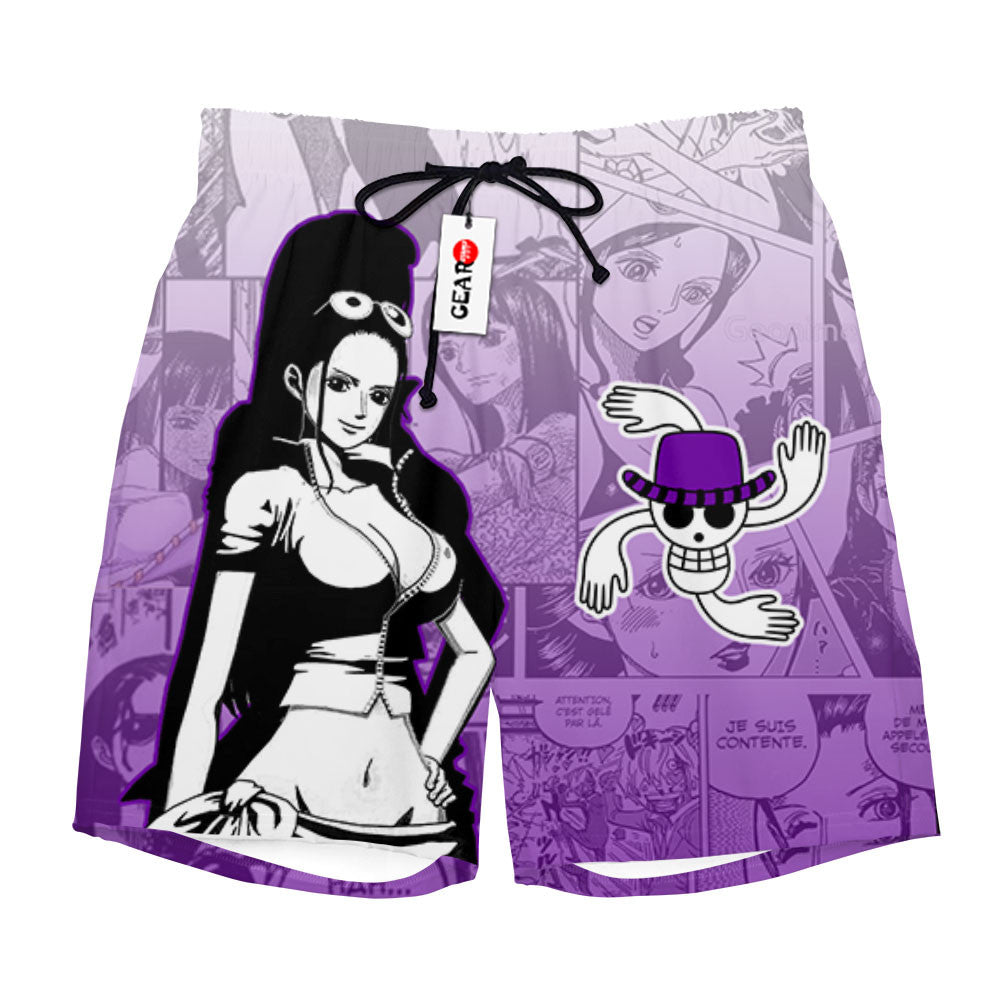 Nico Robin Beach Shorts Manga Edition