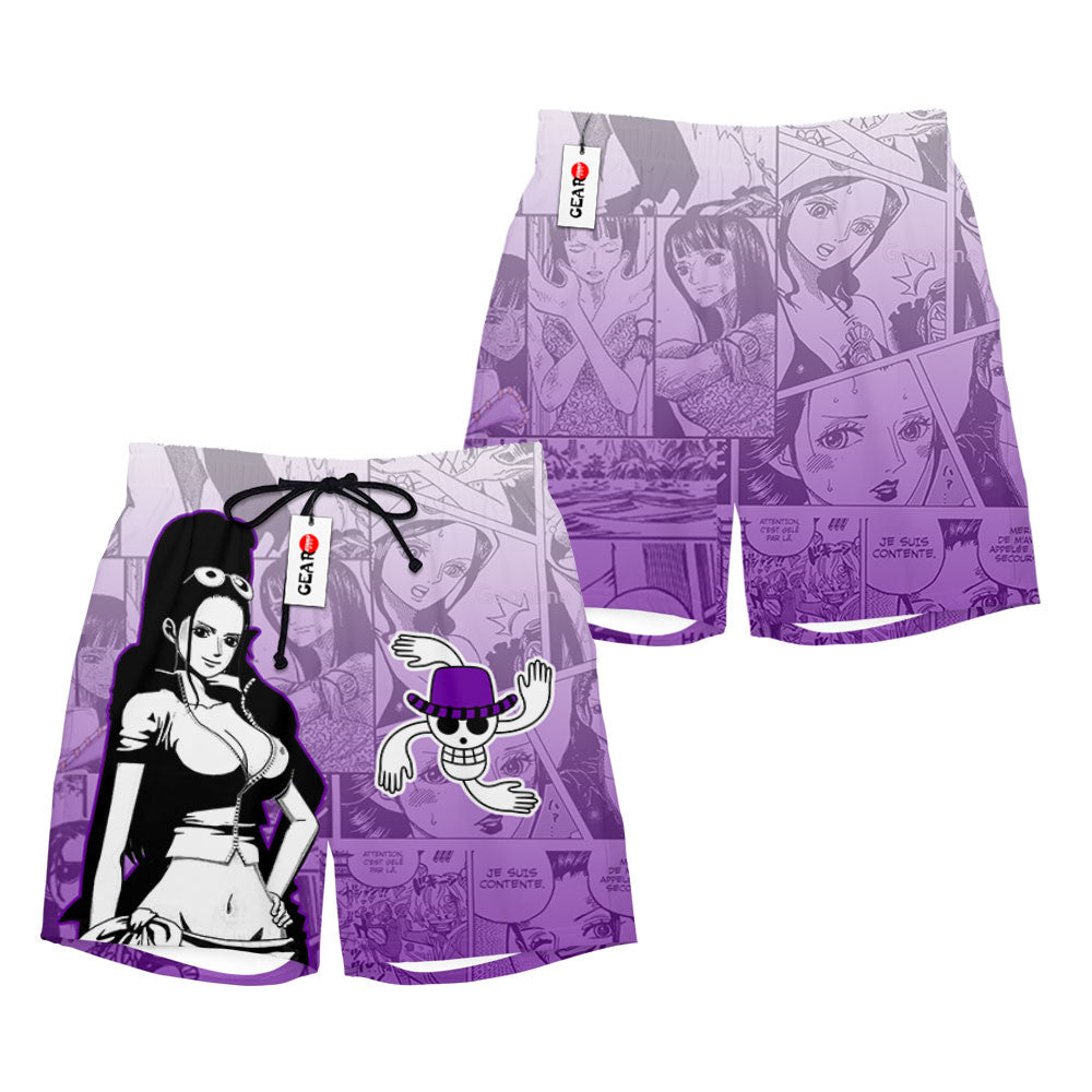 Nico Robin Beach Shorts Manga Edition