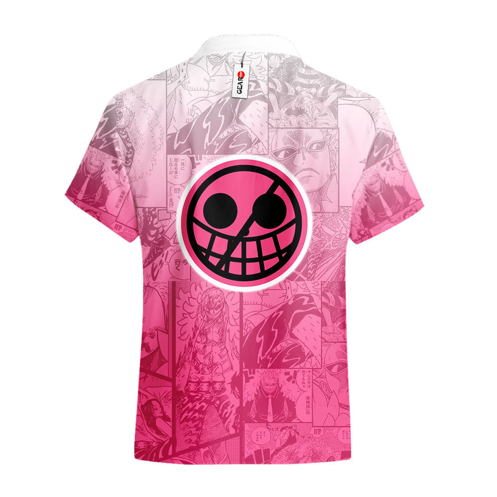 Doflamingo Hawaiian Shirt Manga Style