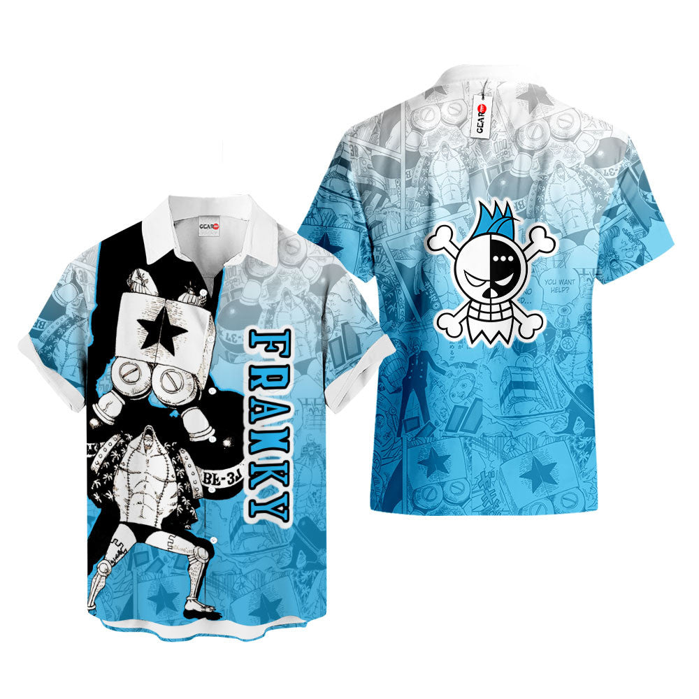 Franky Hawaiian Shirt Manga Style