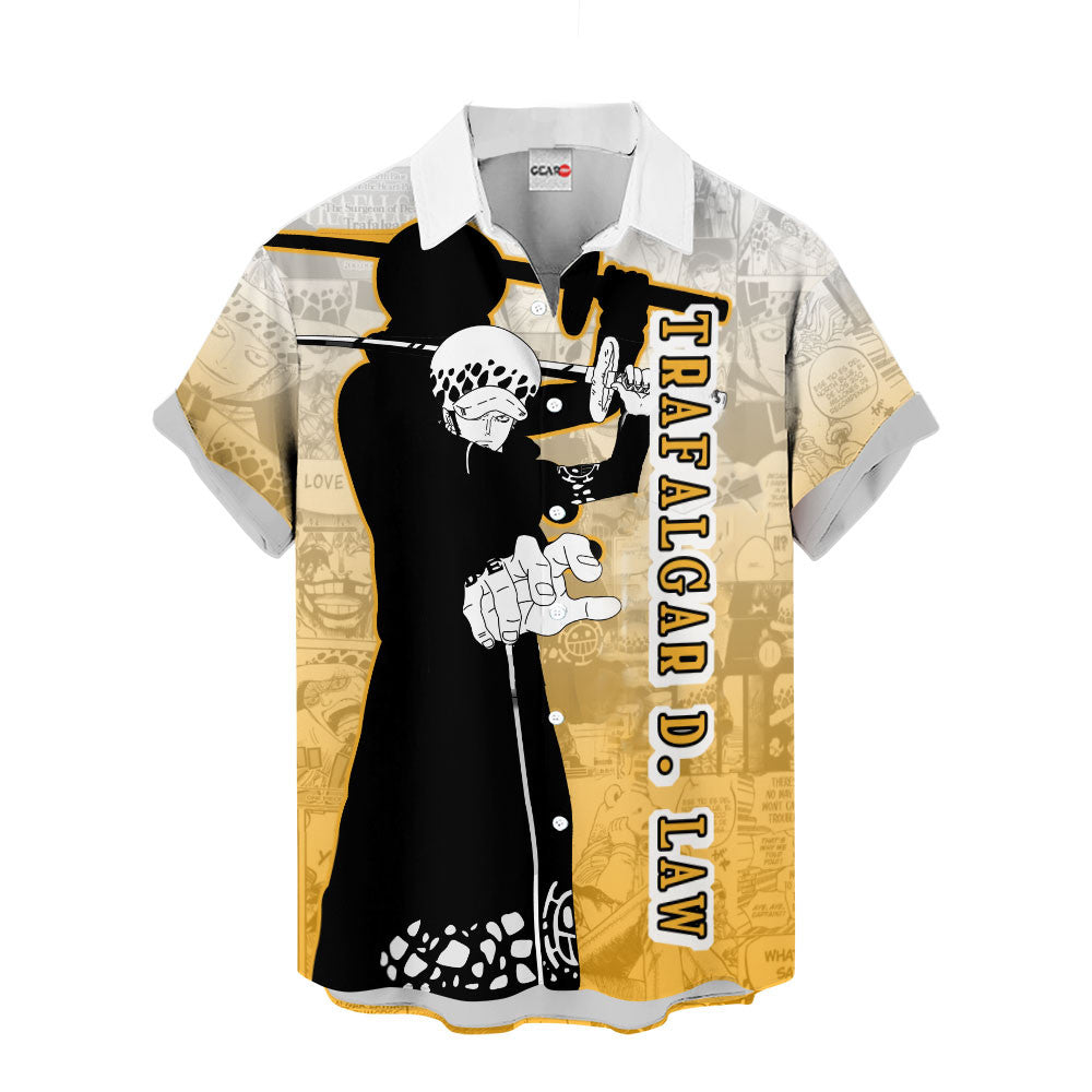 Law Hawaiian Shirt Manga Style