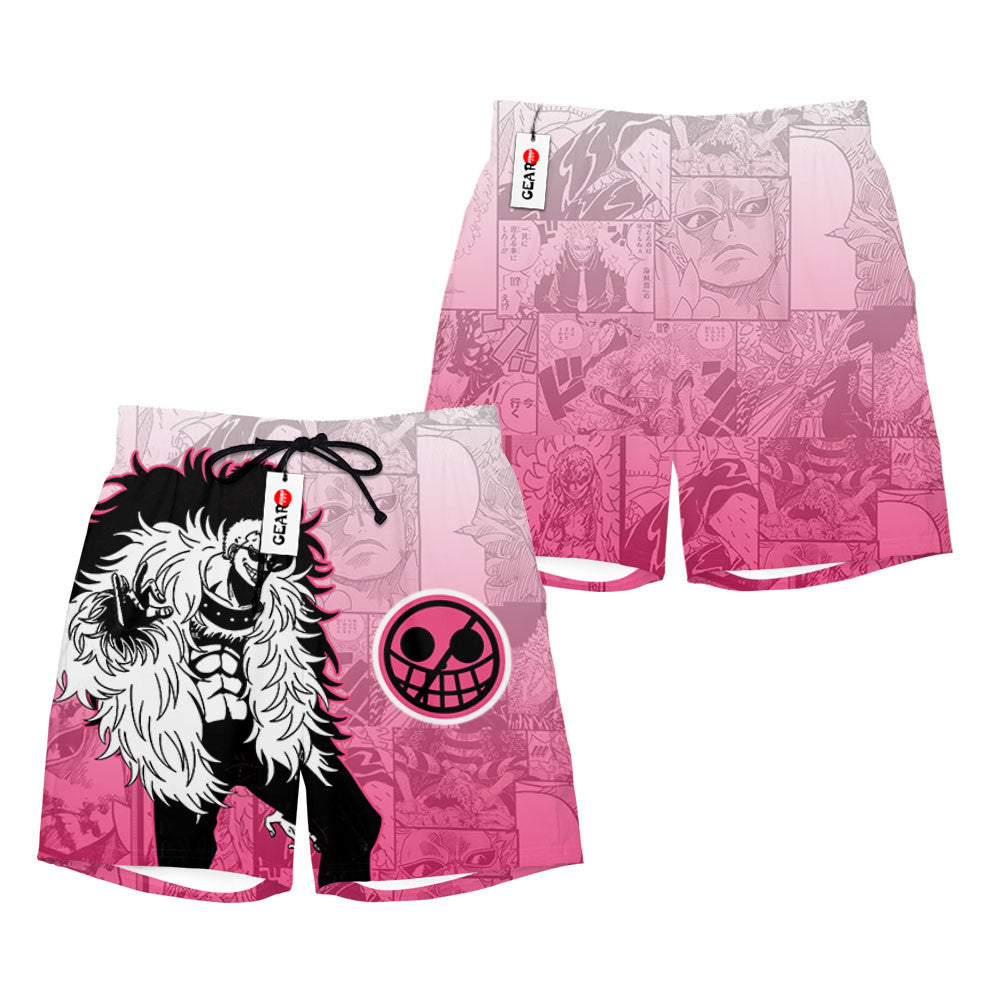 Doflamingo Beach Shorts Manga Edition