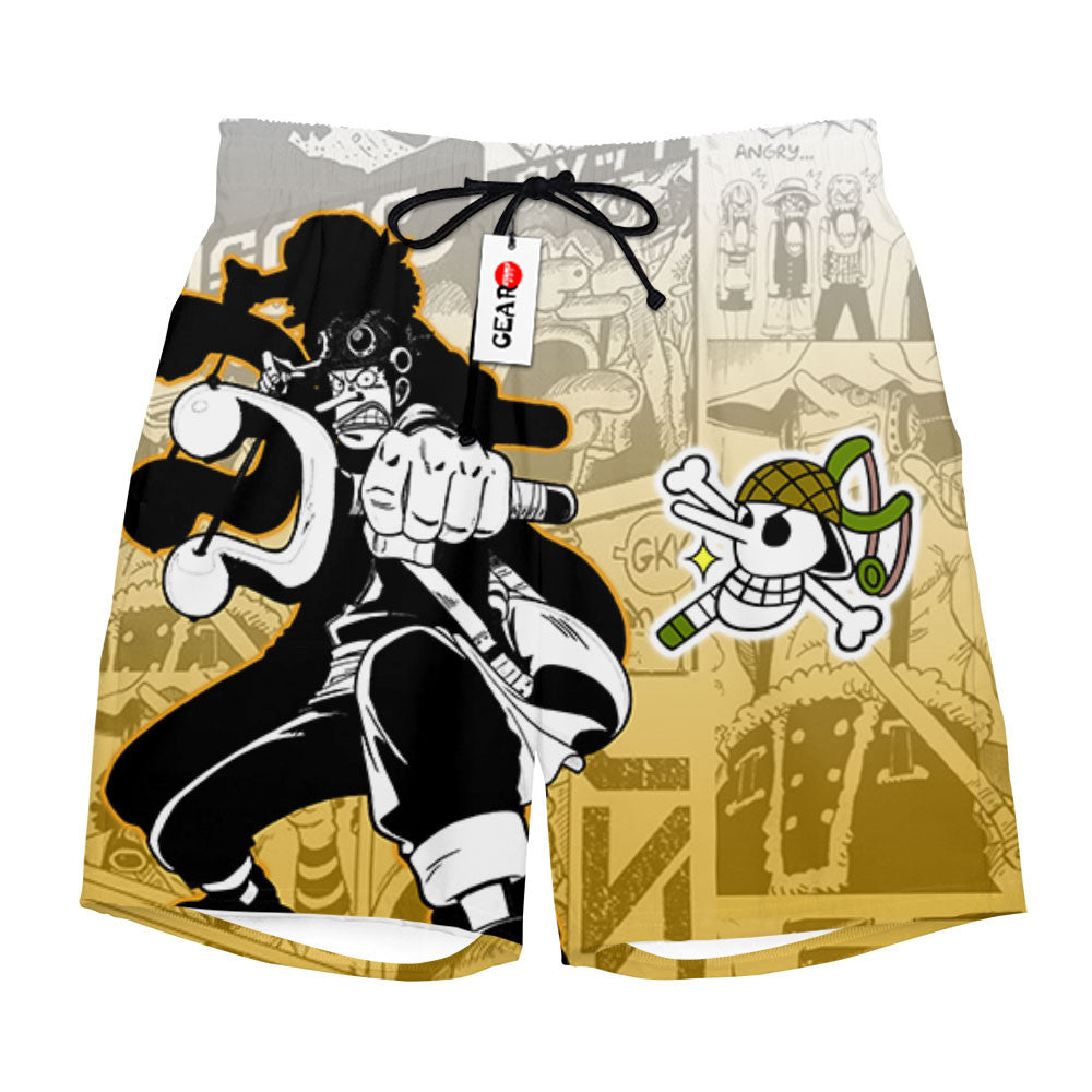 Usopp Beach Shorts Manga Edition