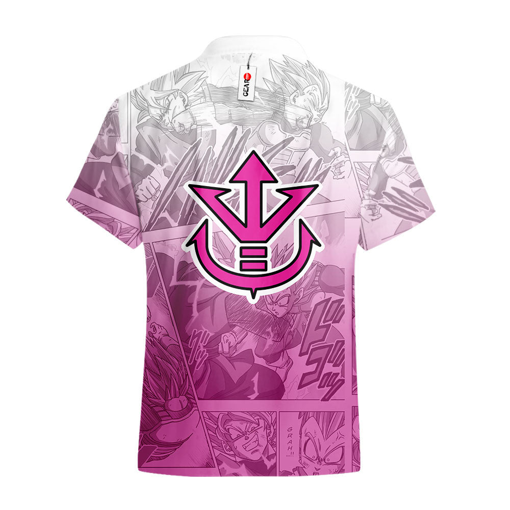 Vegeta Ultra Ego Hawaiian Shirt Manga Style