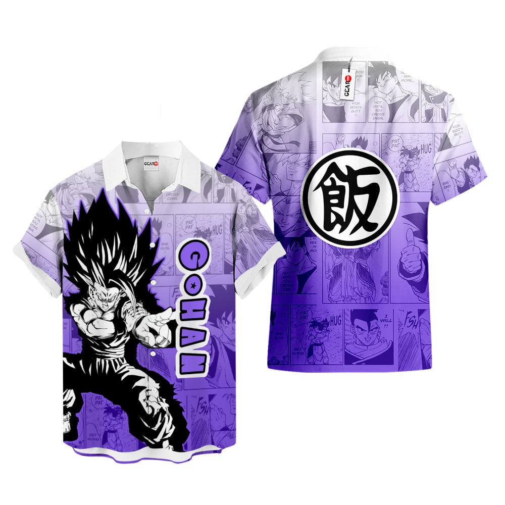 Gohan Beast Hawaiian Shirt Manga Style
