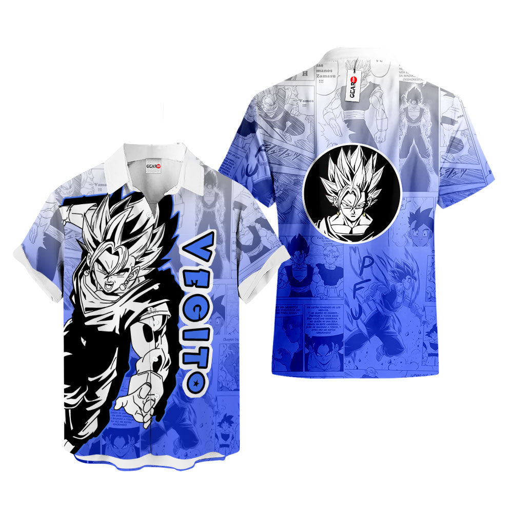 Vegito Hawaiian Shirt Manga Style