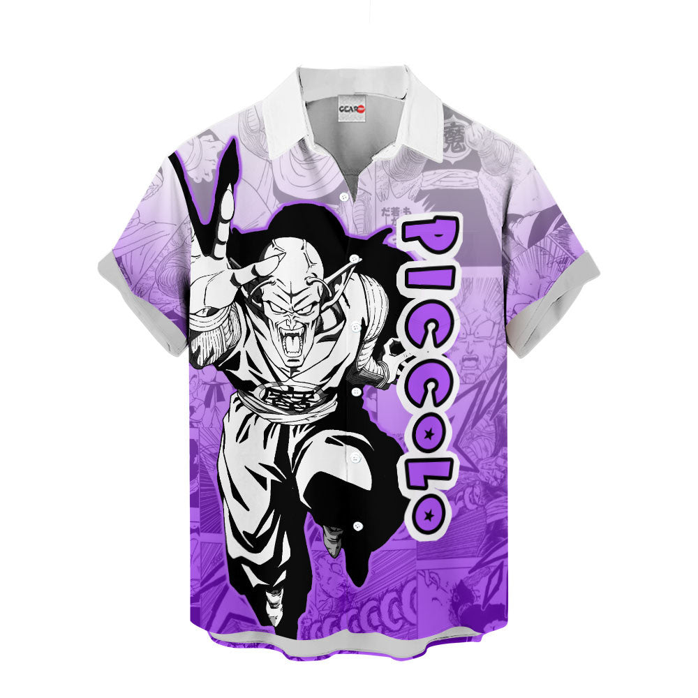 Piccolo Hawaiian Shirt Manga Style