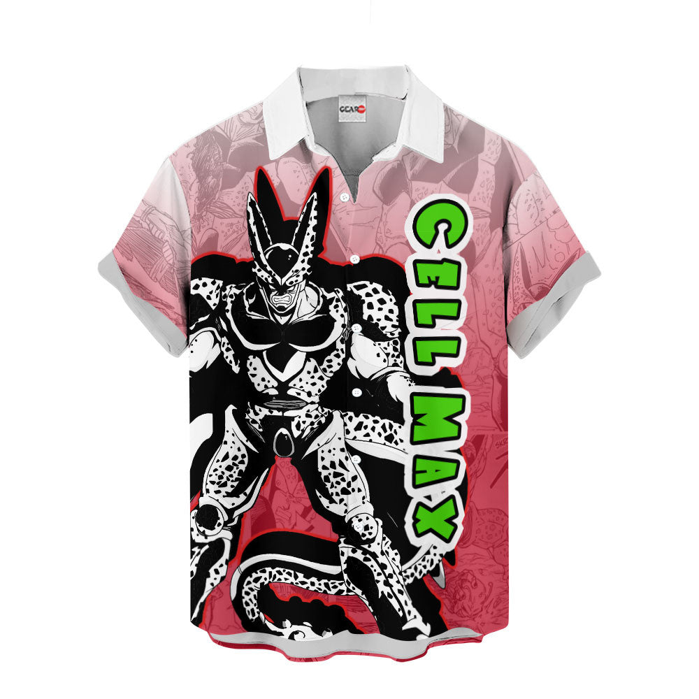 Cell Max Hawaiian Shirt Manga Style
