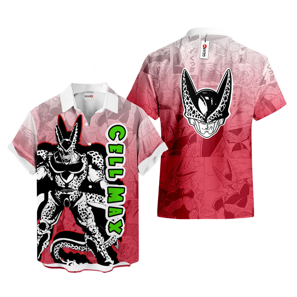Cell Max Hawaiian Shirt Manga Style