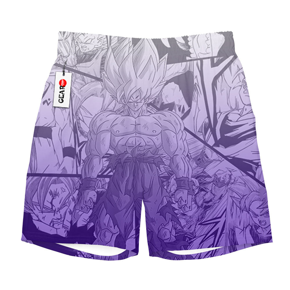 Goku Ultra Instinct Beach Shorts Manga Edition
