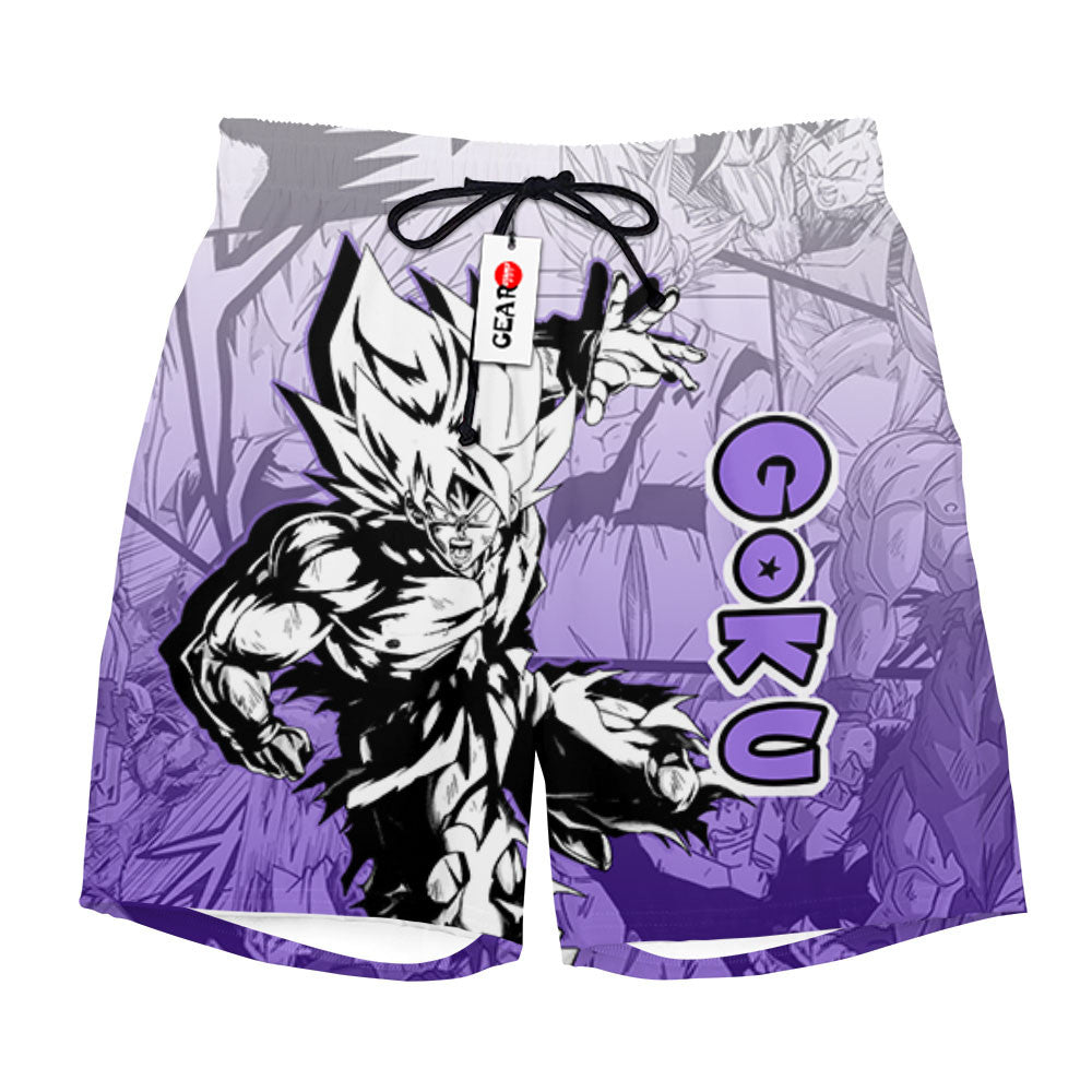 Goku Ultra Instinct Beach Shorts Manga Edition