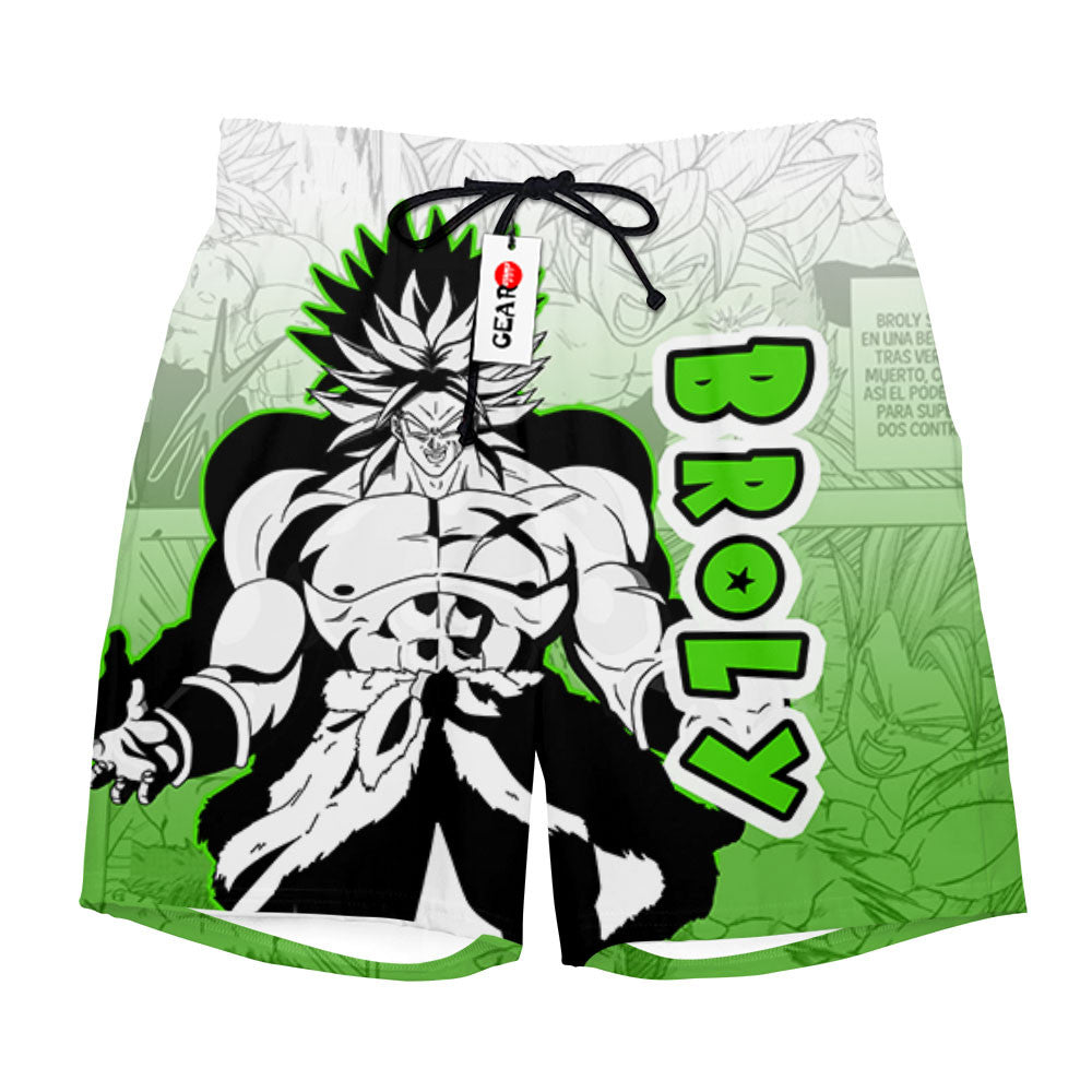 Broly Beach Shorts Manga Edition
