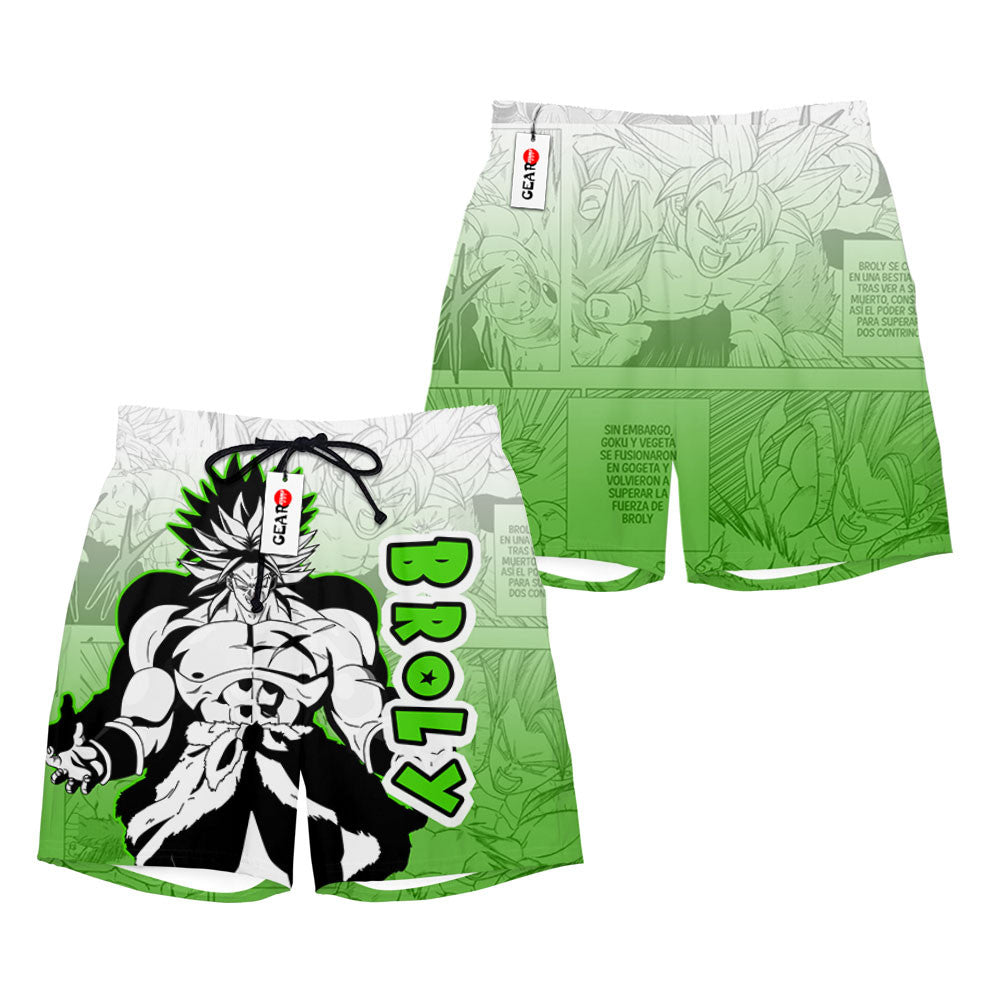 Broly Beach Shorts Manga Edition