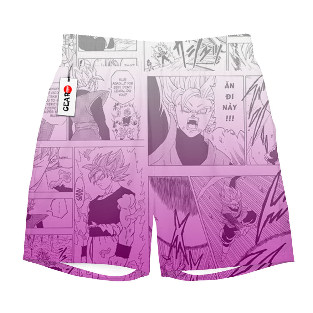 Goku Black Rose Beach Shorts Manga Edition