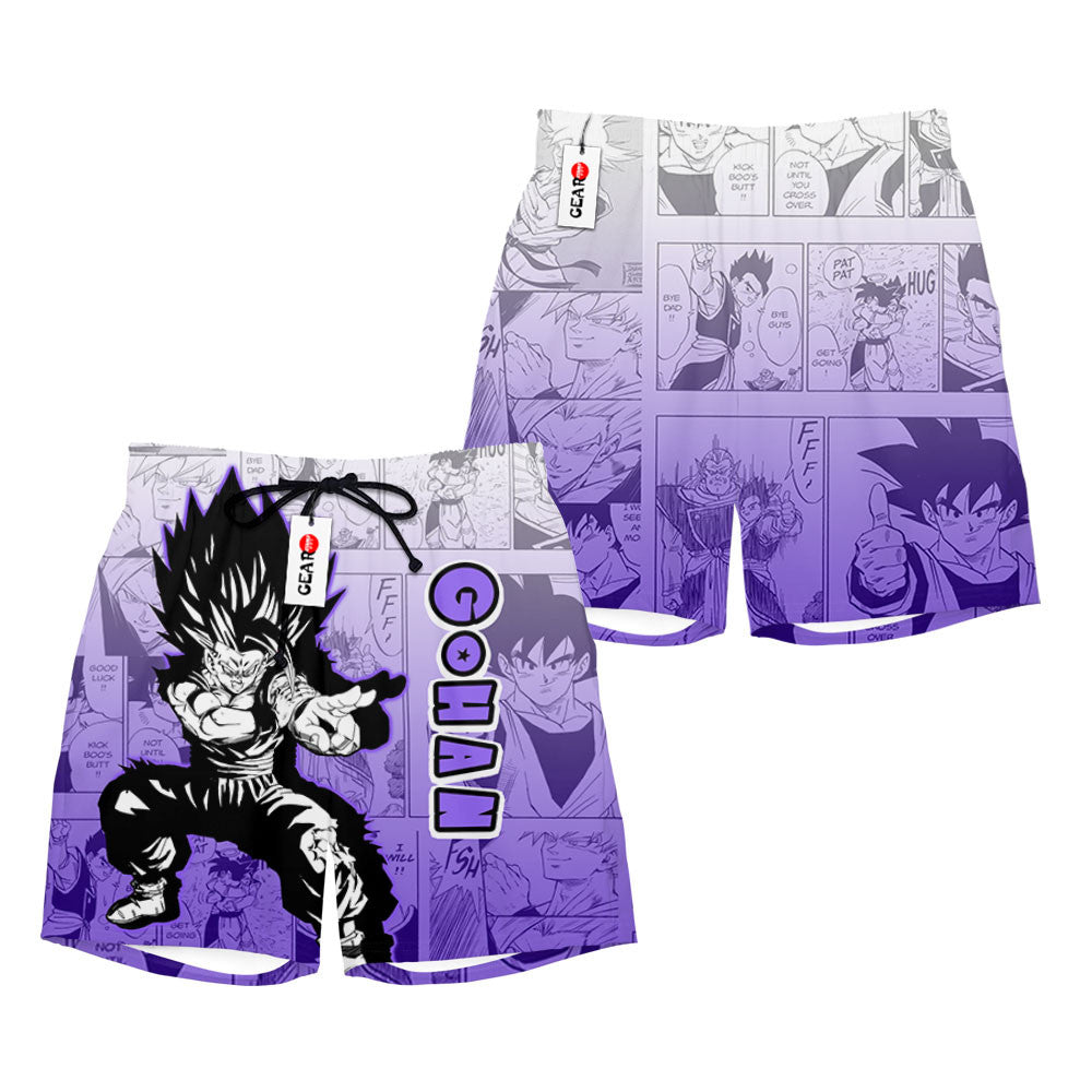 Gohan Beast Beach Shorts Manga Edition
