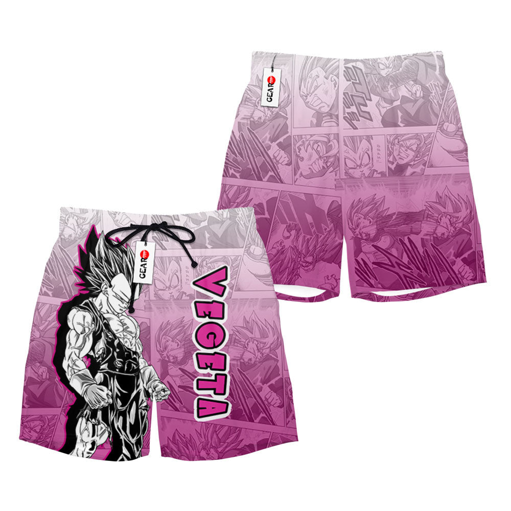 Vegeta Ultra Ego Beach Shorts Manga Edition
