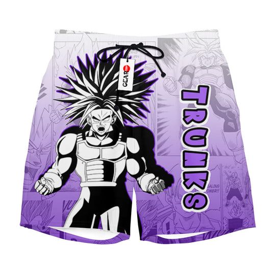 Future Trunks Beach Shorts Manga Edition