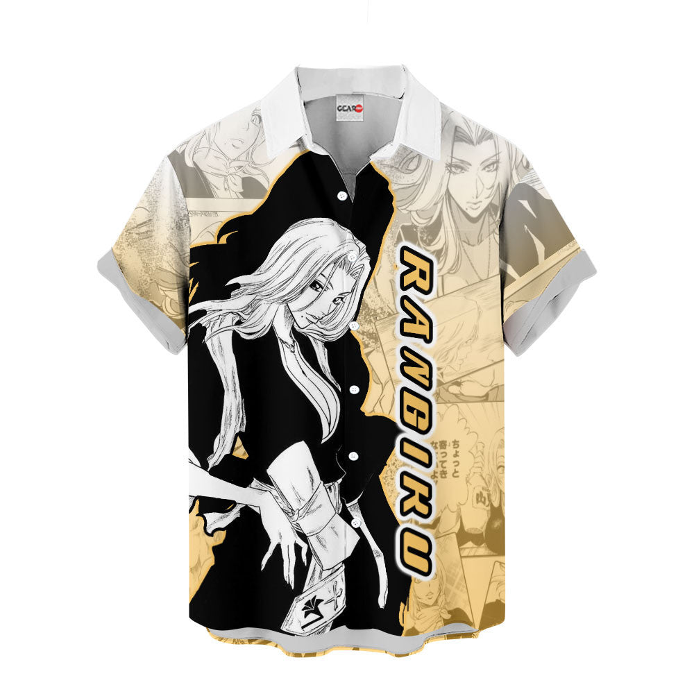 Matsumoto Rangiku Hawaiian Shirt Manga Style