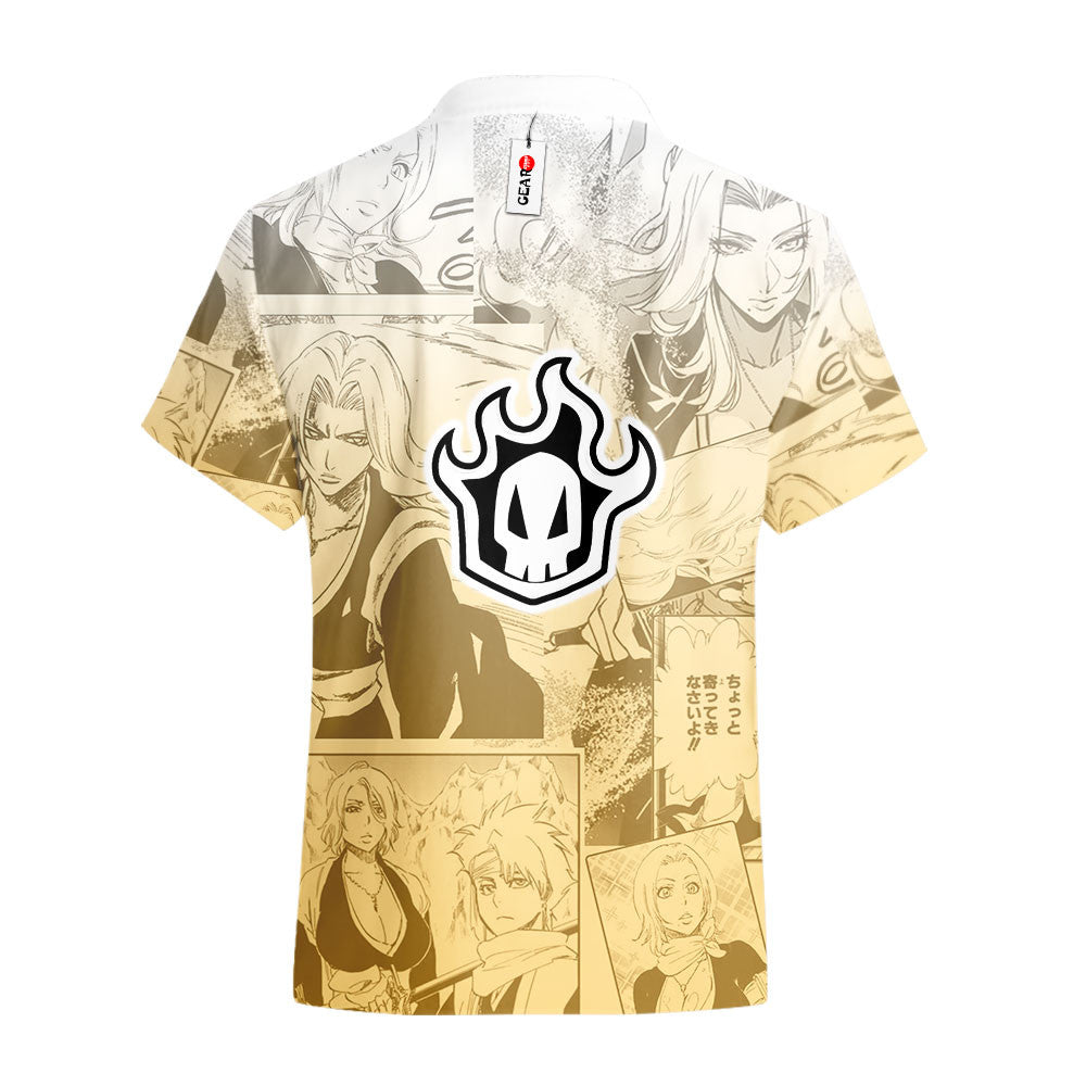 Matsumoto Rangiku Hawaiian Shirt Manga Style