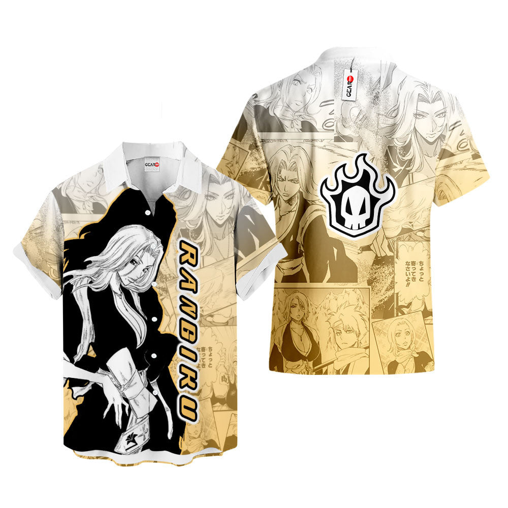 Matsumoto Rangiku Hawaiian Shirt Manga Style