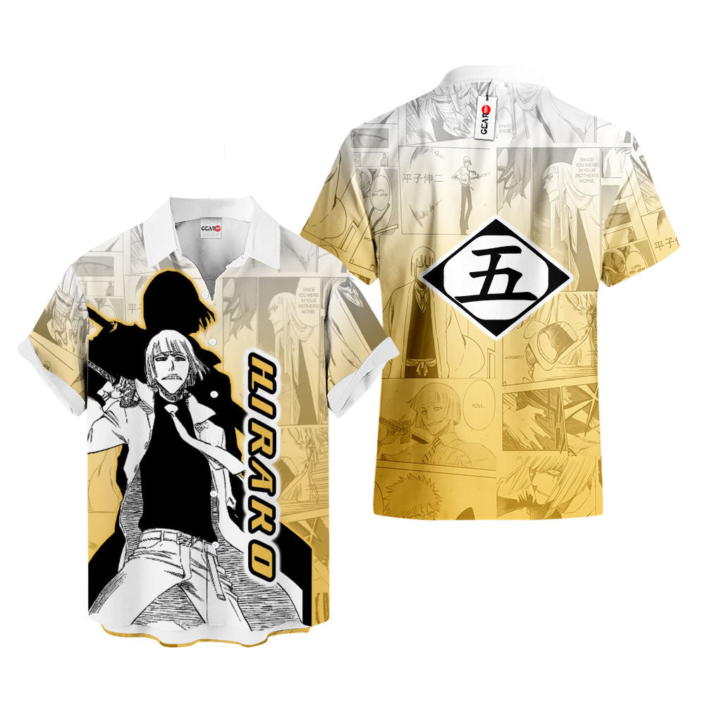 Shinji Hirako Hawaiian Shirt Manga Style