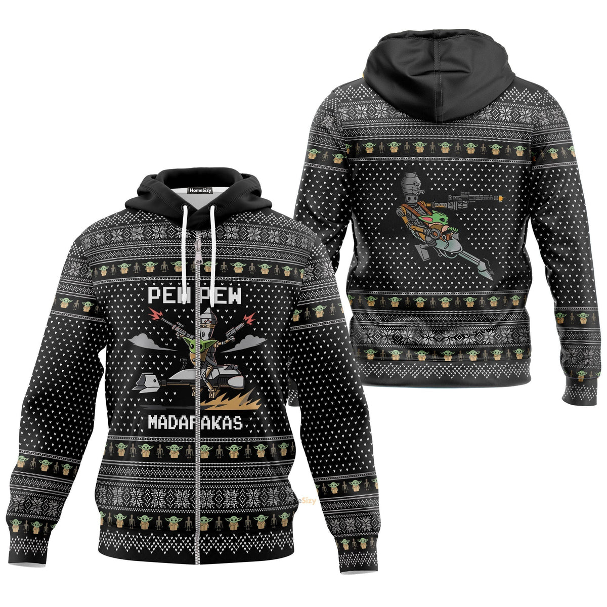 IG and Child Star War Cosplay Hoodie Apparel QT212351Hf