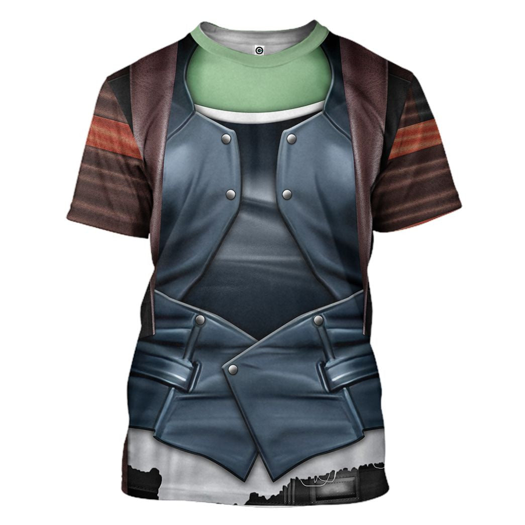 Guardian Of The Galaxy Gamora Cosplay Costume Tshirt Hoodie QT209076Hc
