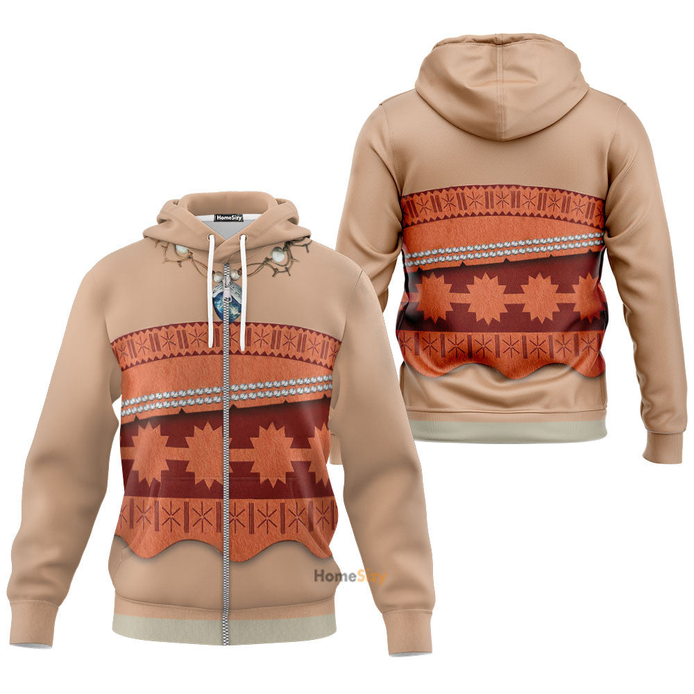 Moana Princess Cosplay Costume Tshirt Hoodie QT209183