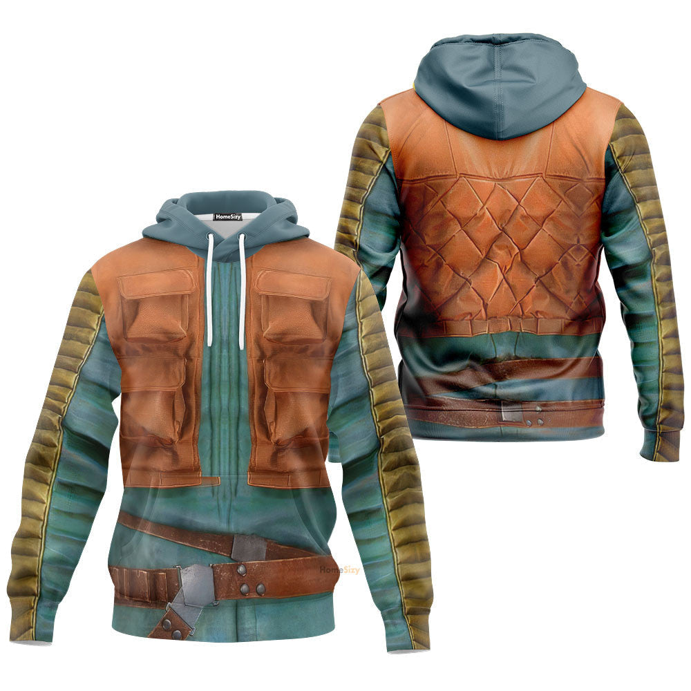 Stwa Greedo Custom Cosplay Costume Hoodie QT210296Hf