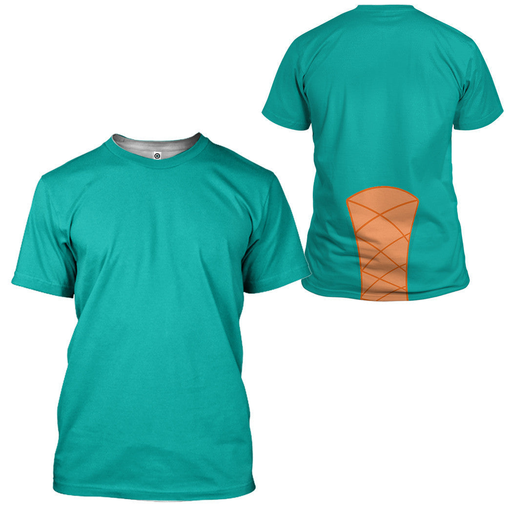 Perry The Platypus Phineas and Ferb - Cosplay Costume Hoodie QT309044