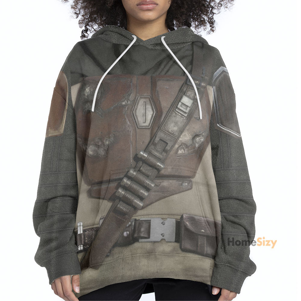 Movie SW The Mandalorian Custom Cosplay Costume Hoodie QT209489Hg