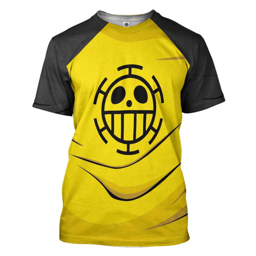 OnPi Trafalgar D.Water Law Custom Cosplay Costume Hoodie Tshirt QT207369Hf