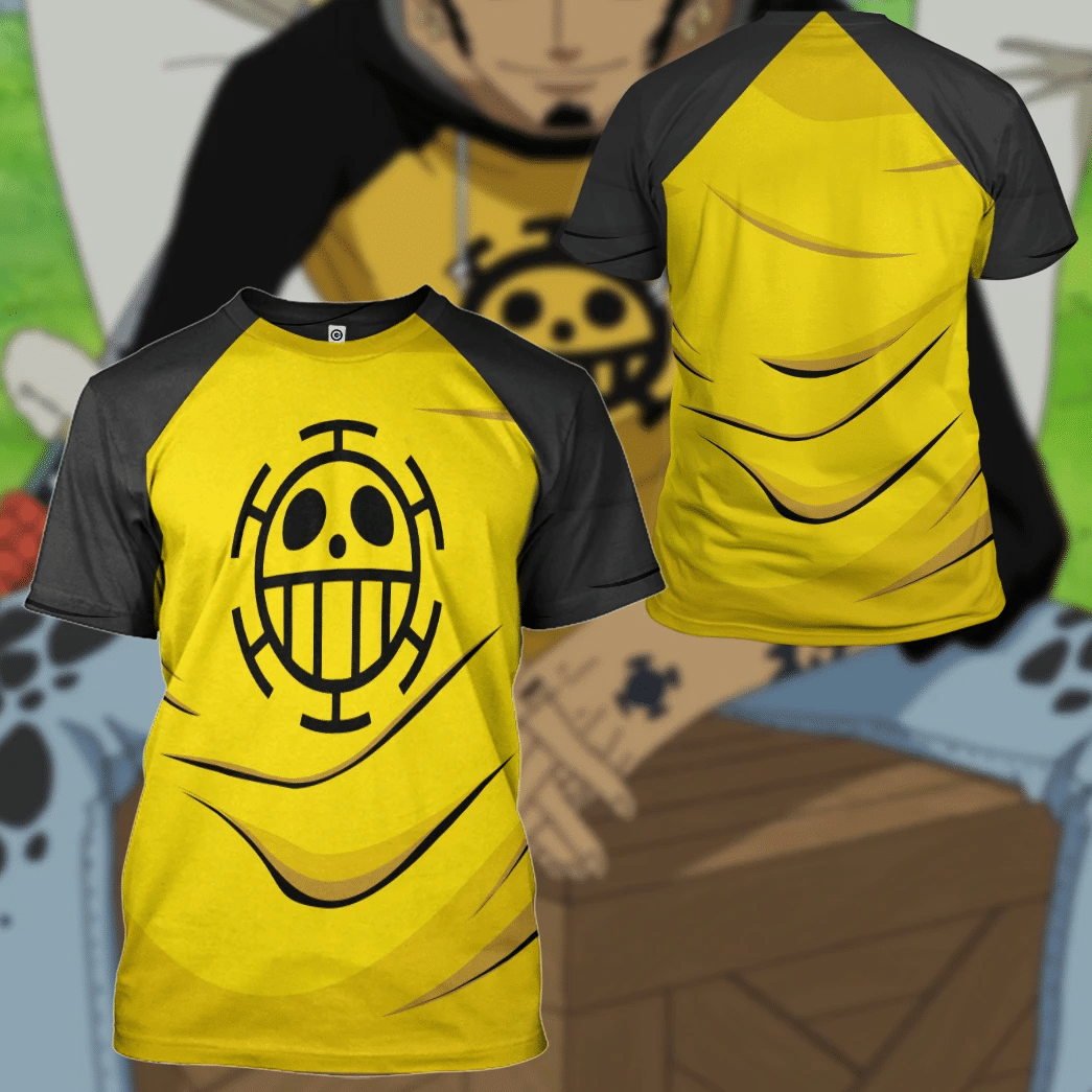 OnPi Trafalgar D.Water Law Custom Cosplay Costume Hoodie Tshirt QT207369Hf
