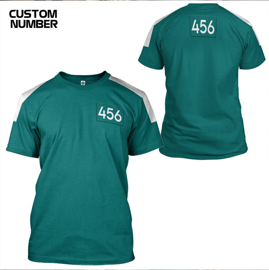 Squid Game Players Number - Cosplay Costume Hoodie QT309555