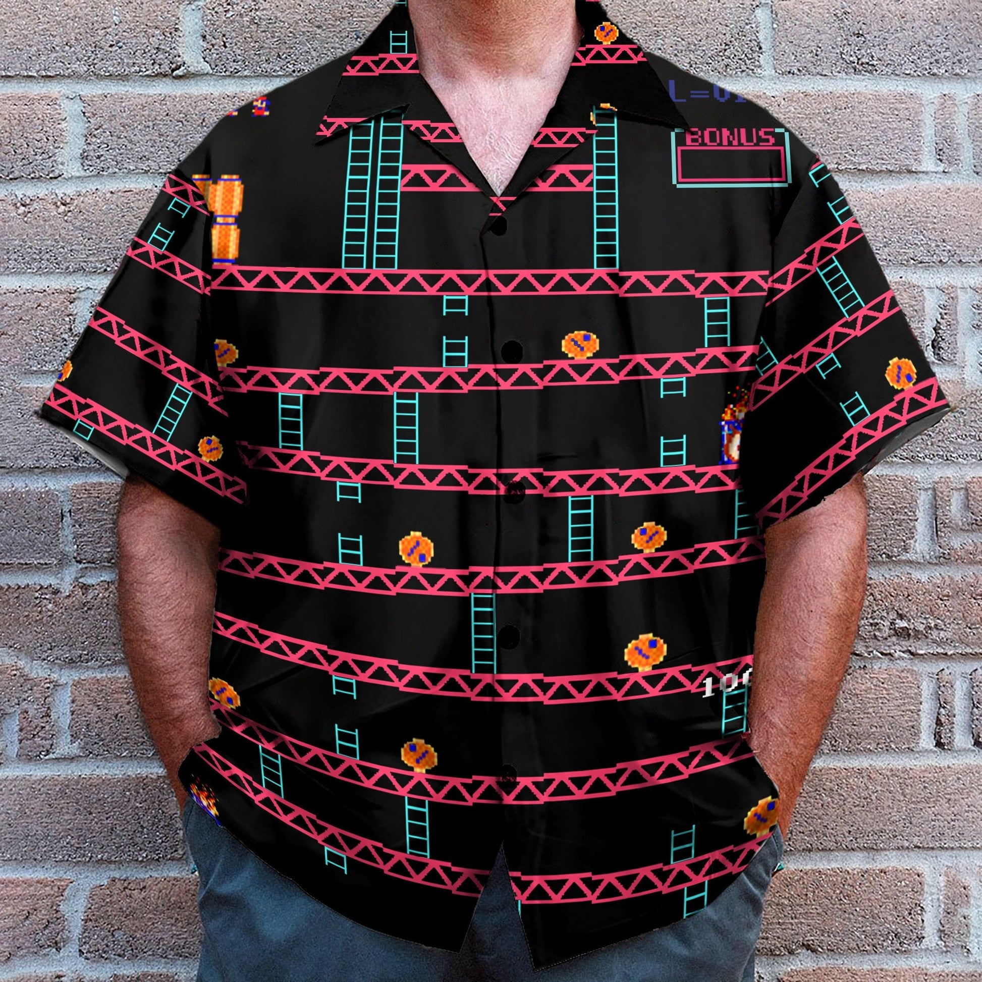 Donkey Kong Gameplay - Hawaiian Shirt & Beach Shorts