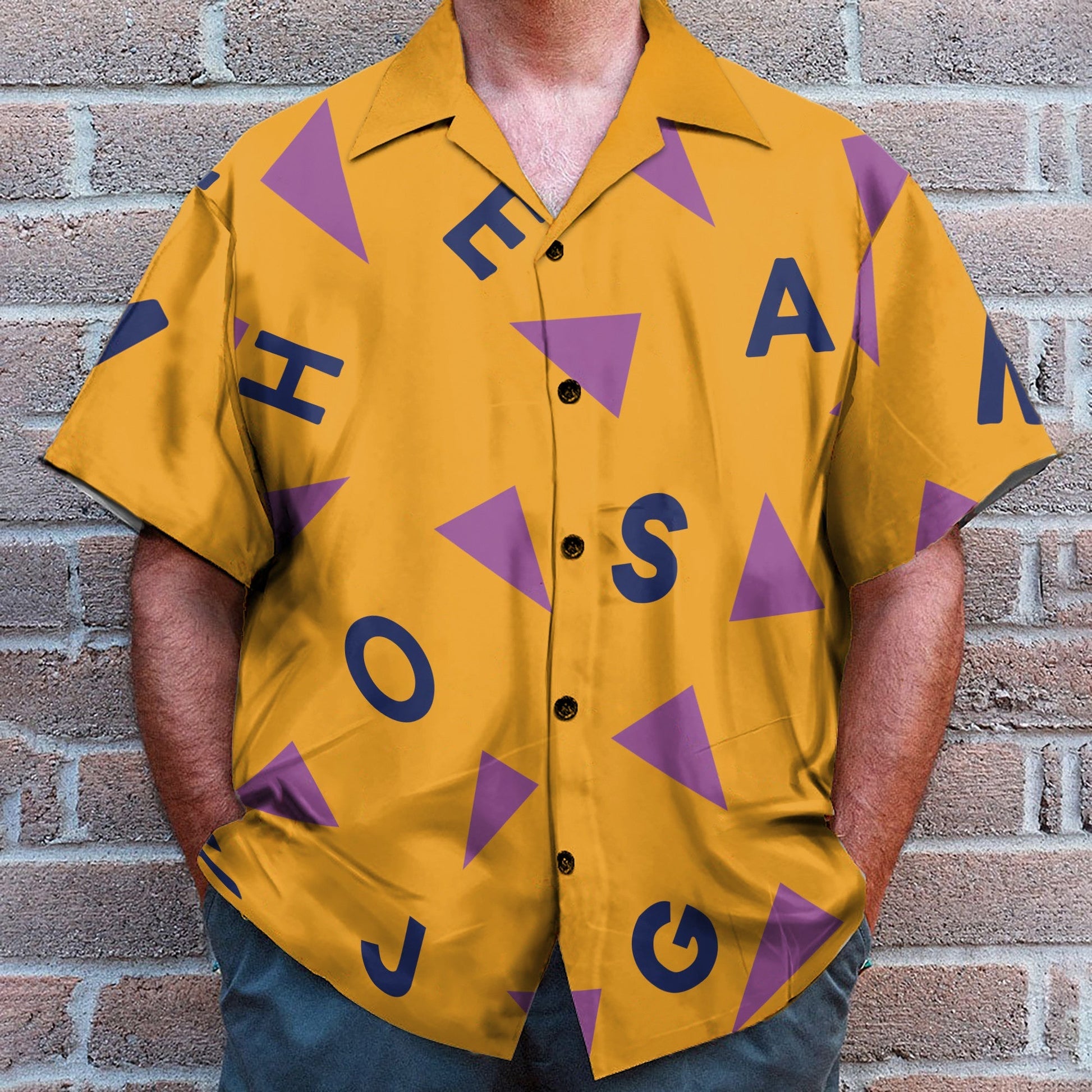 Master Roshi DrBa Movies Cosplay Costume - Hawaiian Shirt & Beach Shorts