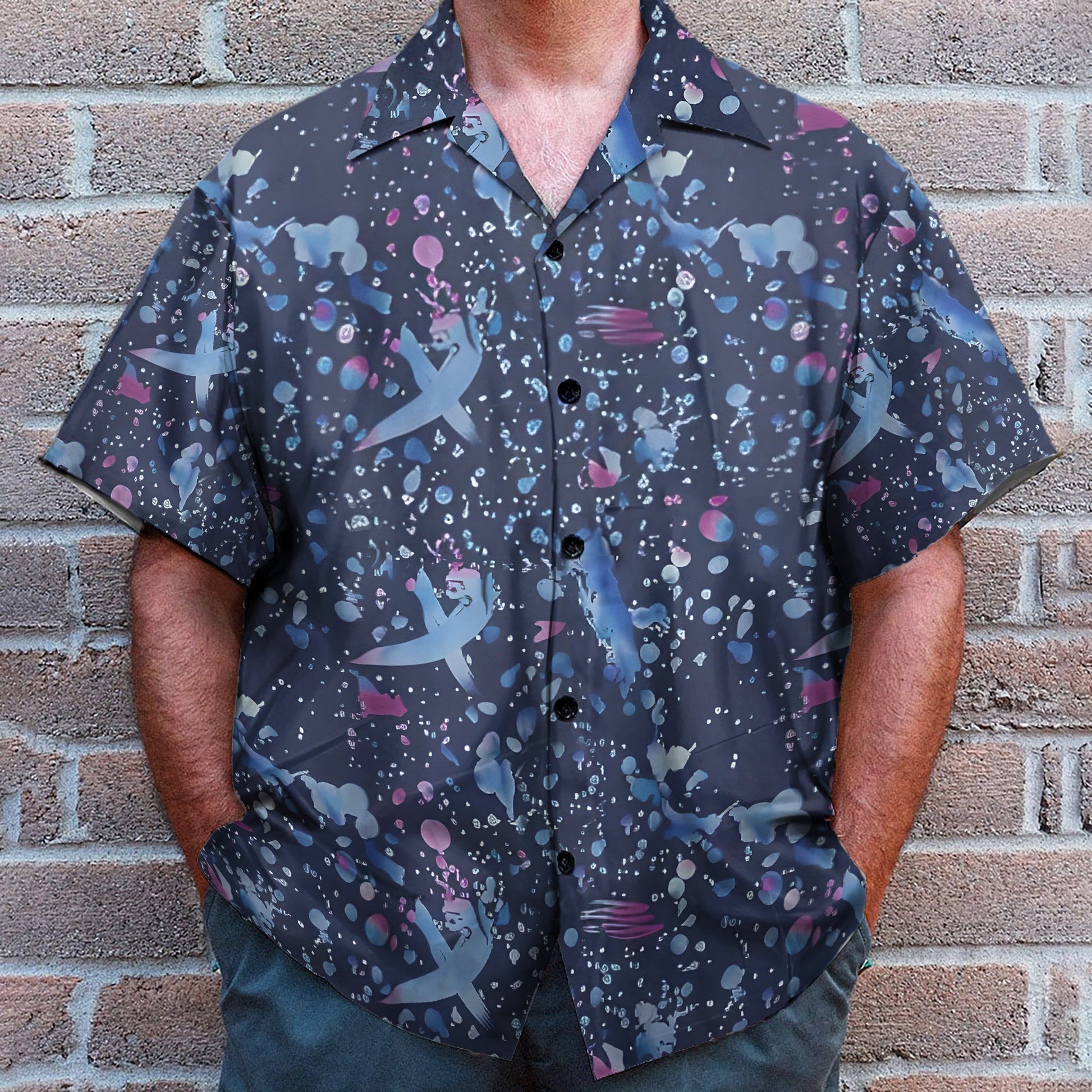 StTh Eleven Cosplay Costume - Hawaiian Shirt & Beach Shorts