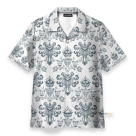 White Haunted Mansion Movie - Hawaiian Shirt & Beach Shorts