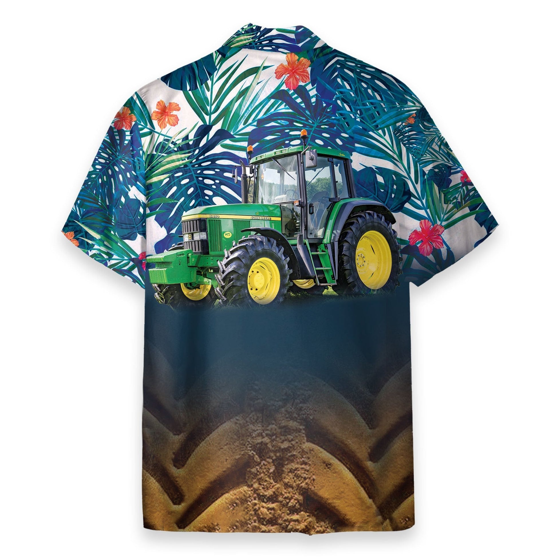 Tractor Men's Button's Up Shirts - Hawaiian Shirt