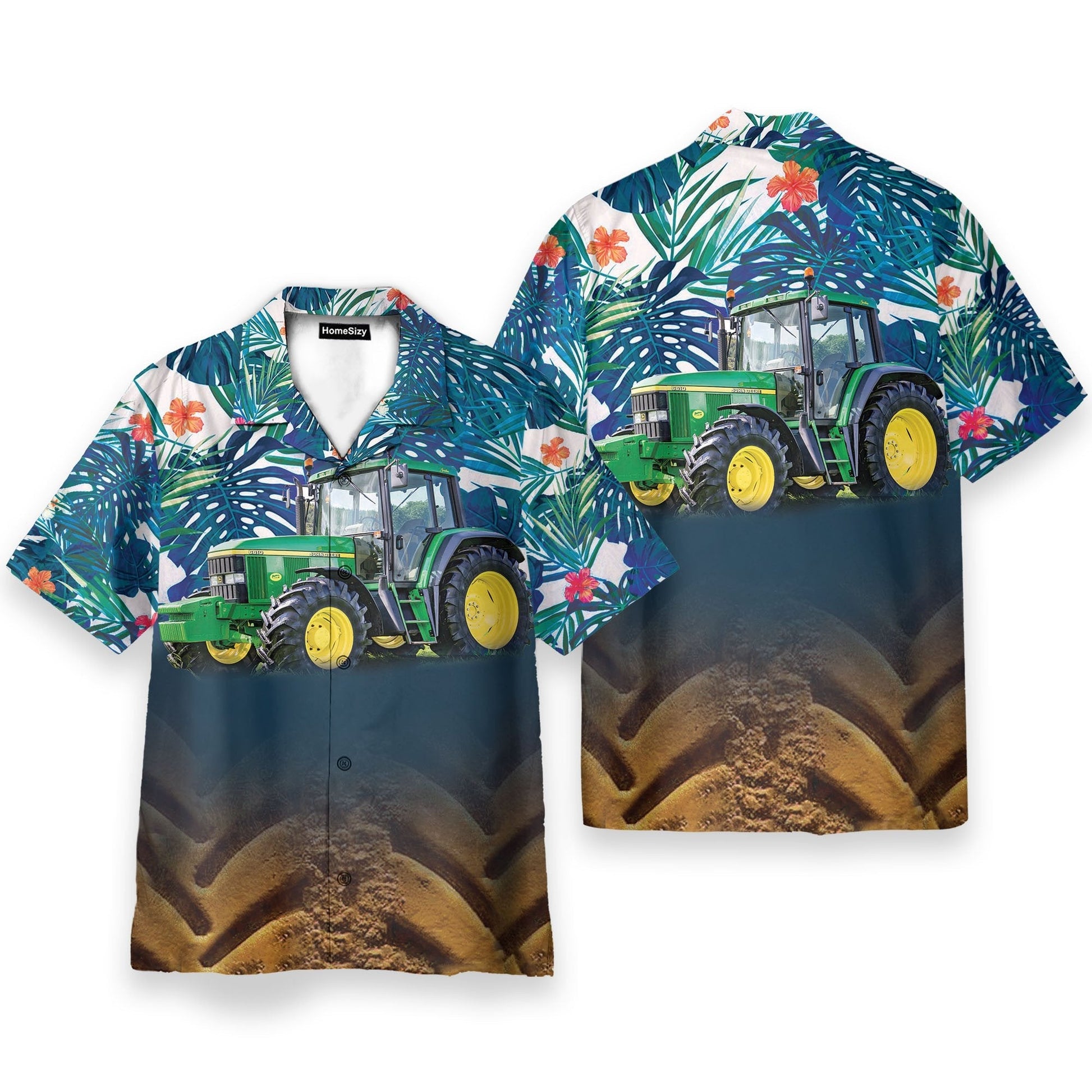Tractor Men's Button's Up Shirts - Hawaiian Shirt