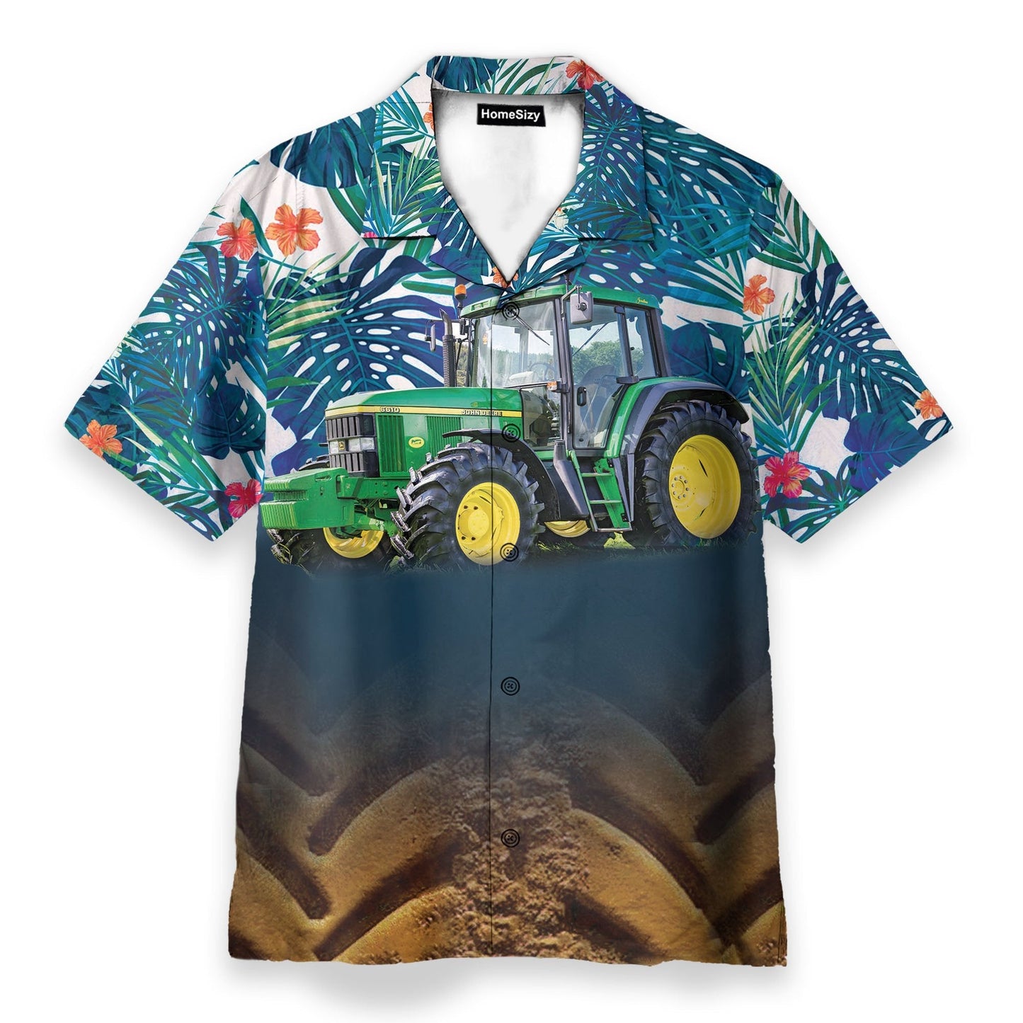 Tractor Men's Button's Up Shirts - Hawaiian Shirt