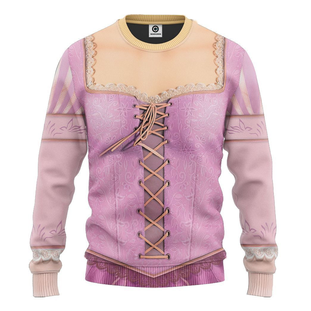 Rapunzel Princess Custom Cosplay Costume Tshirt Hoodie QT208571Hf