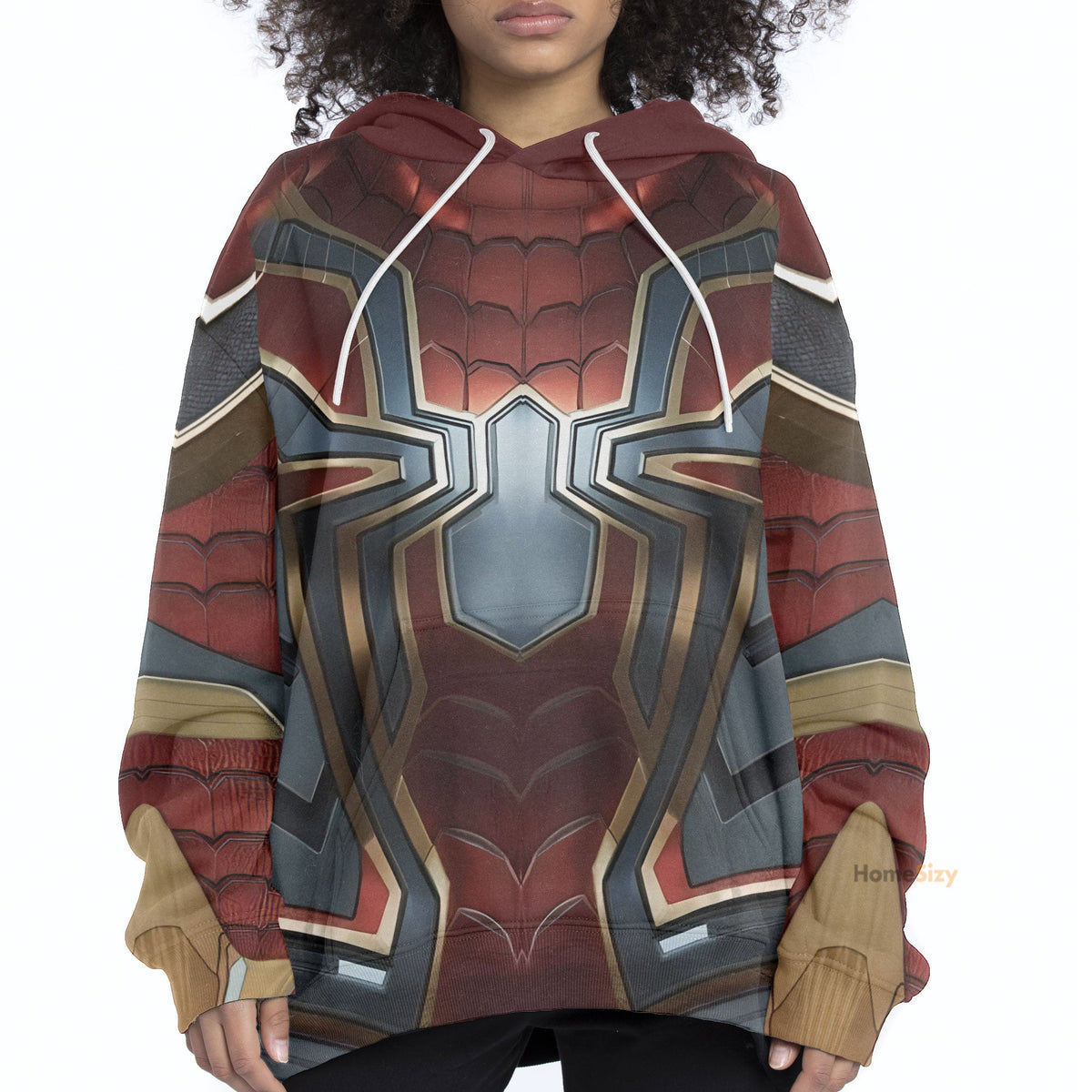 Spiderman Iron Spider Custom Cosplay Costume Hoodie QT211541Hg