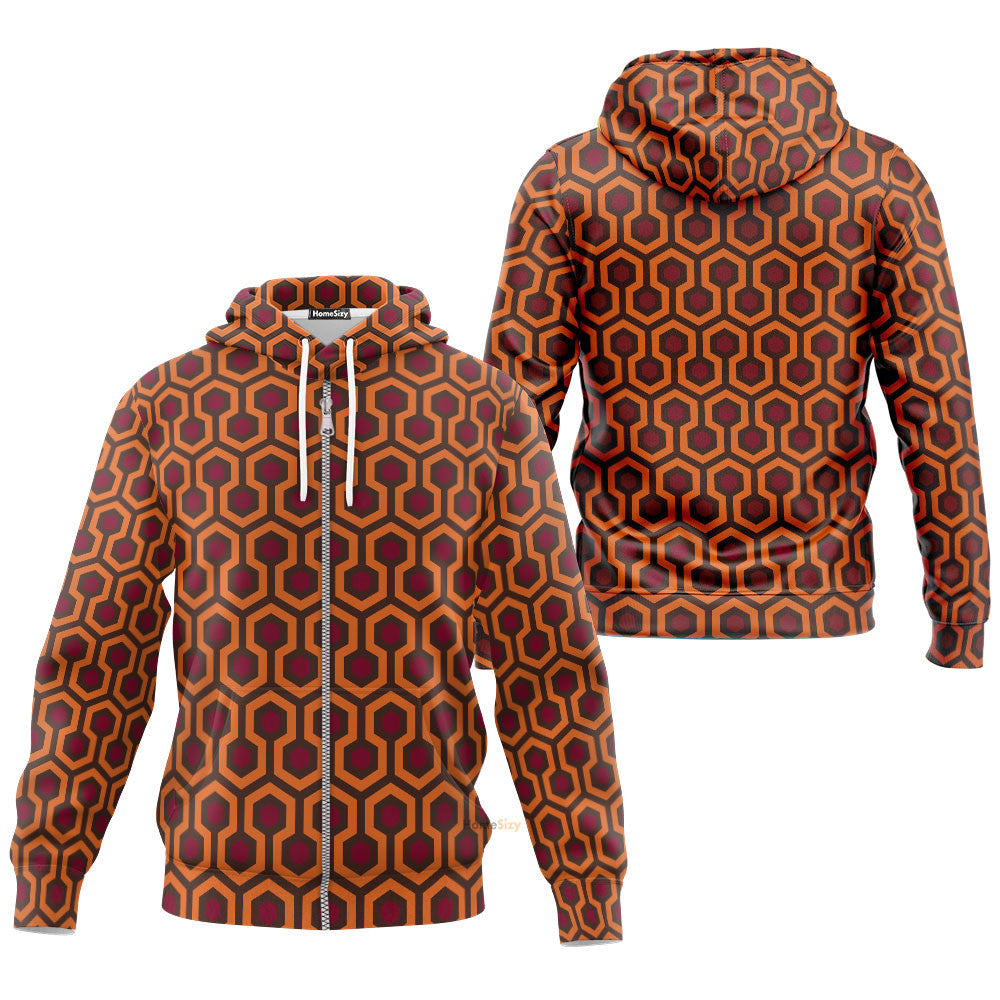 Overlook Hotel Carpet The Shining Custom Cosplay Tshirt Hoodie QT207157Hf