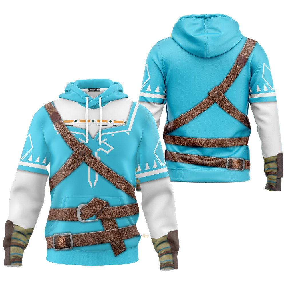 The LOZD  Link BOTW Cosplay Custom Cosplay Costume Hoodie QT206189Hf
