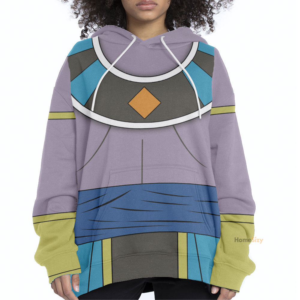 Anime DrBa Z Beerus God Jesus Of Destruction Custom Cosplay Costume Hoodie QT308039