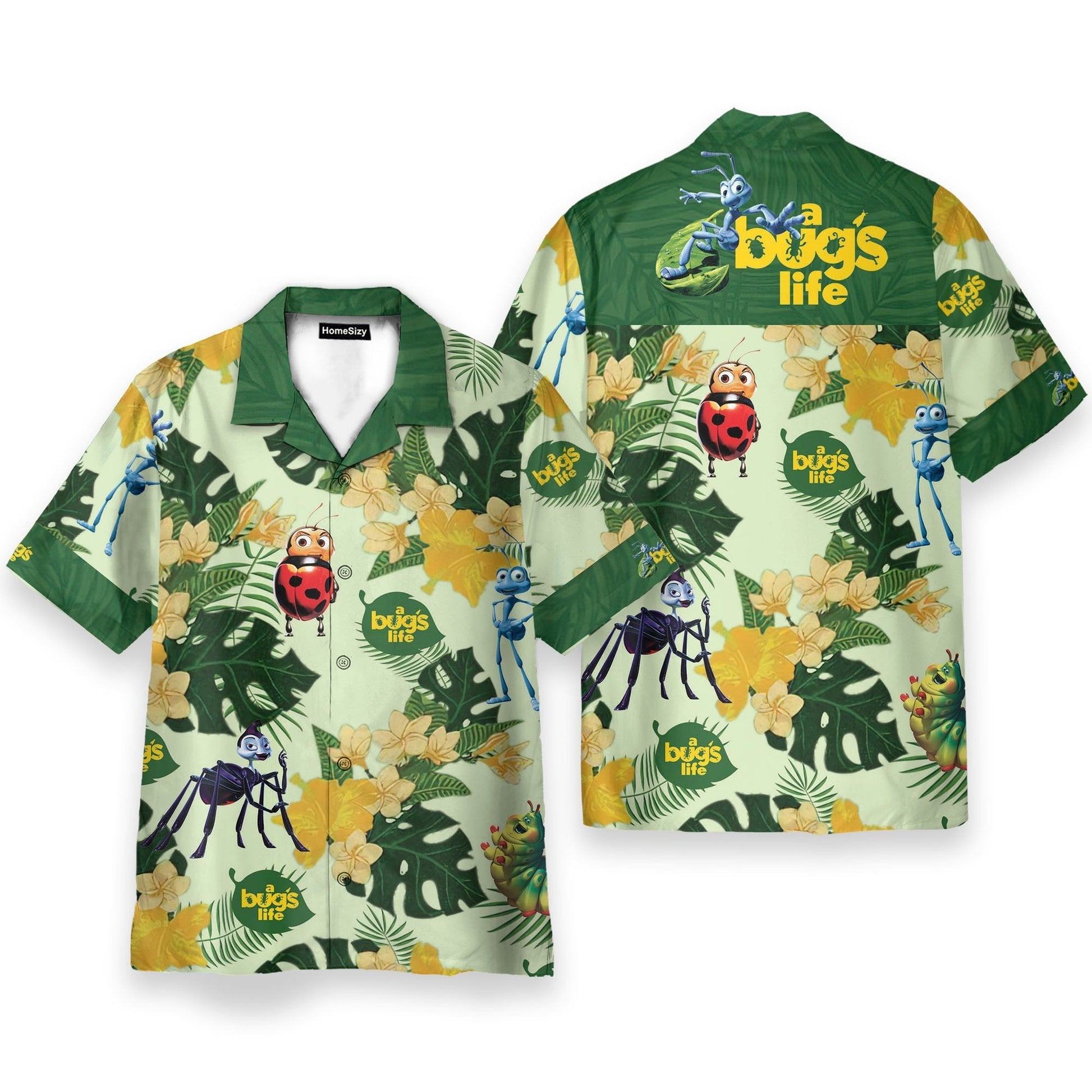 A Bug Life Funny Button's Up Shirts - Hawaiian Shirt & Beach Shorts